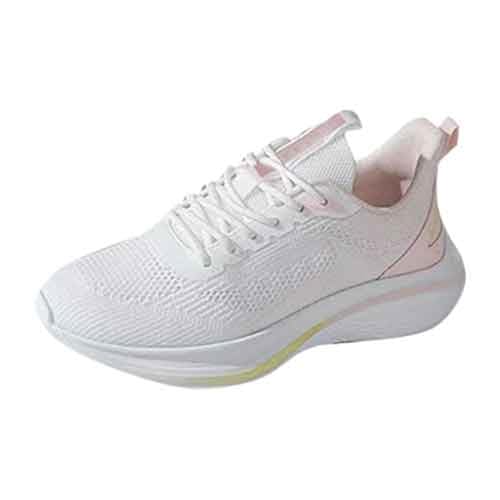 Zapatillas de deporte para mujer, suela suave, extraanchas, antideslizantes, transpirables, para ocio, cómodas y ligeras, para caminar al aire libre, atléticas, para correr, correr, Rosa., 38 EU