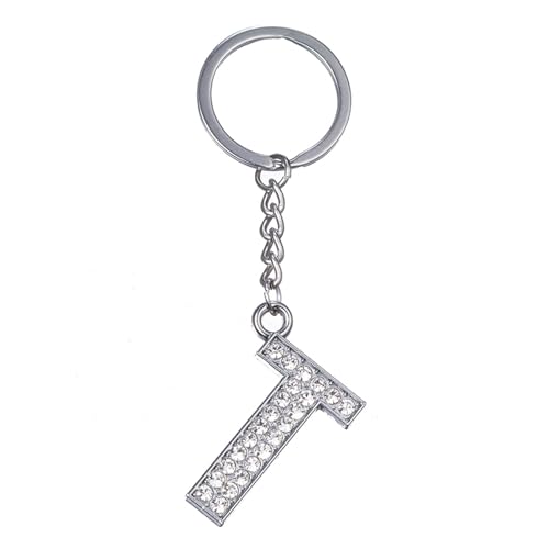 Porte-clés de voiture alphabet et pendentif bijoux pour sac