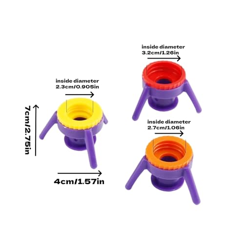 3Pcs Bottle Emptying Kit Practical Evacuation Cap Down Bottle Dispenser Cap for Shampoo Lotion Containers2