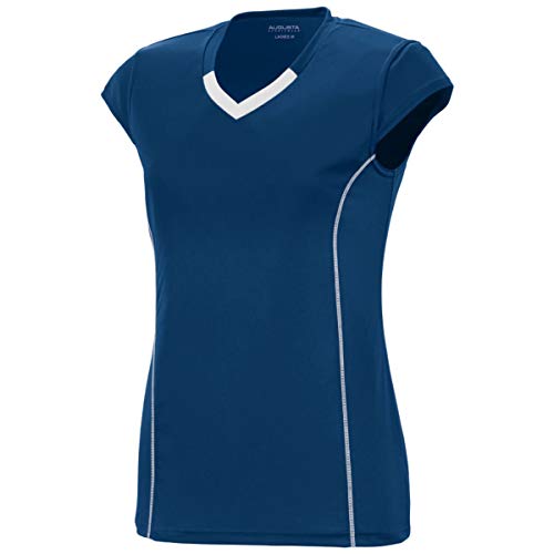 Augusta Sportswear 1218 Women's Blash Jersey Navy/White S