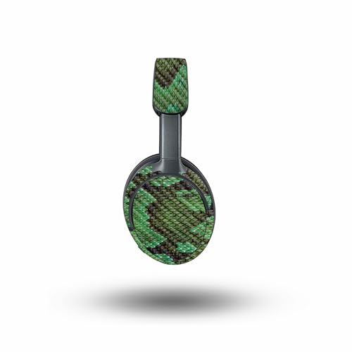 Image of MightySkins Carbon Fiber Skin Compatible with Bose QuietComfort Ultra - Green Serpent | Protective, Durable Textured Carbon Fiber Finish | Easy to Apply