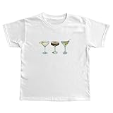 Y2k Fruit Printed Short Sleeve Crop Tops Women Teen Girls Graphic T Shirt Vintage Aesthetic Slim Baby Tees Clothes (White Cups, S)