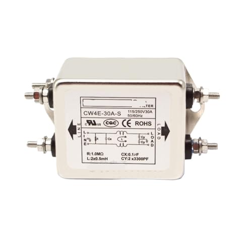Filtre AC 220V CW4E-30A-S | Élimine les parasites électriques