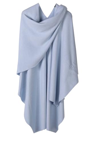 Rungion Women's Elegant Long Wrap Shawl Open Front Cape Poncho Knitted Stole Blanket Cardigan Scarf for Fall Winter4