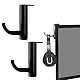 LSOJFE Kopfhörer Ständer Halterung, 2 Stück, Schwarz, Kunststoff, 100% Kunststoff, STORAGE_HOOK, Halterung, Kopfhörer Ständer