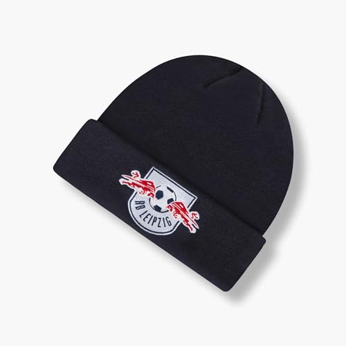 RB Leipzig Kids Club Beanie Navy Kinder Wintermütze dunkelblau Mütze RBL - Plus Lesezeichen Wir lieben Fußball