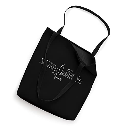 Bolso tipo Tote City Skyline Túnez Túnez miniatura 2