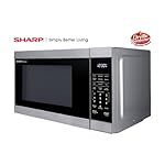 SHARP SMC1162KS Countertop Microwave Oven with Removable 12.4" Carousel Turntable, Orville Redenbacher's Certified, 1.1 Cubic Feet CuFt, Stainless Steel - Image 3