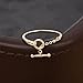 925 Sterling Silver OT Clasp Knot Rings for Women Link Chain Stackable Open Adjustable Ring Mother Daughter Friendship Ring Eternity Engagement Wedding Band Rings Jewelry Birthday Graduation Gift (Silver)