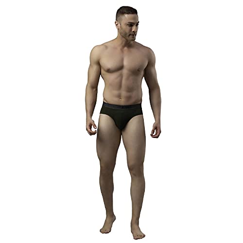 Image of Underjeans Men Cotton Blend Brief - Pack of 2