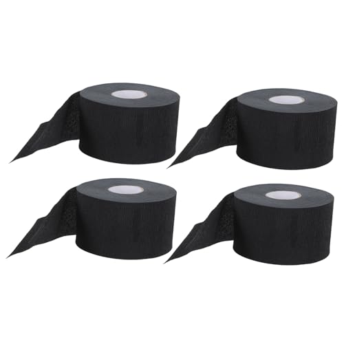 OATIPHO 4ロール 使い捨てネックストリップ紙巻 伸縮性 防水 肌に優しい美容室 理髪店用首保護ペーパー カット カラー トリートメント対応