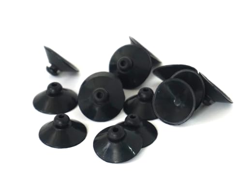 Image of 16Pcs Black Rubber Aquarium Suction Cups, Fish Tank Accessories for Pump, Line, Aeration Setup