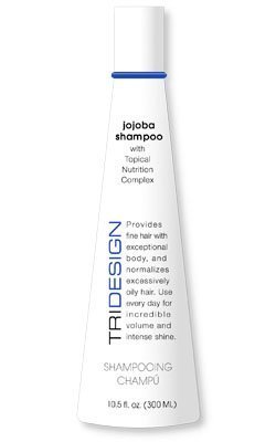 TRI Design Jojoba Oil Shampoo - Gentle Daily Use Shampoo for Women, Moisturizing Shampoo for Oily Hair, Shampoo Moisturizer for All Hair Types, Moisture Repair, 10.5 fl oz Shampoo