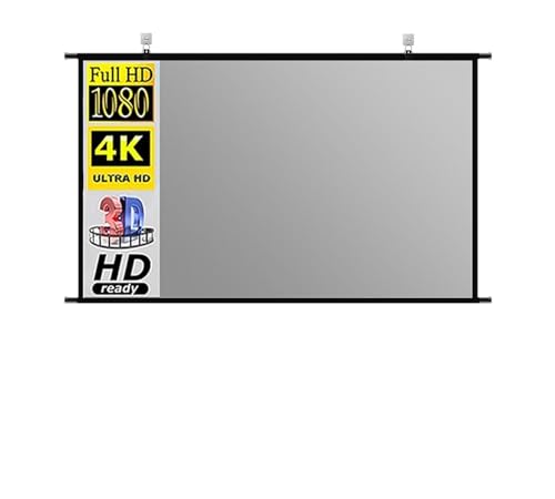 Pantalla proyector portátil de 60" para cine de verano en el jardín
