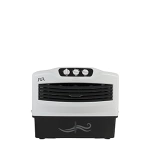 RR 50 Ltr Window Air Cooler | Cooler with High Air Delivery, Wood Wool Pads | Room Cooler with Inverter Compatibility| 1 year Warranty