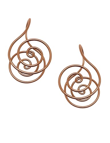 Spiral Copper Palm Ring/Cuff, Reiki Palm Ring, Set of 2