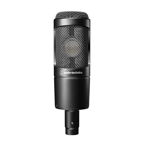 Audio-Technica AT2035 Cardioid Condenser Microphone, Black