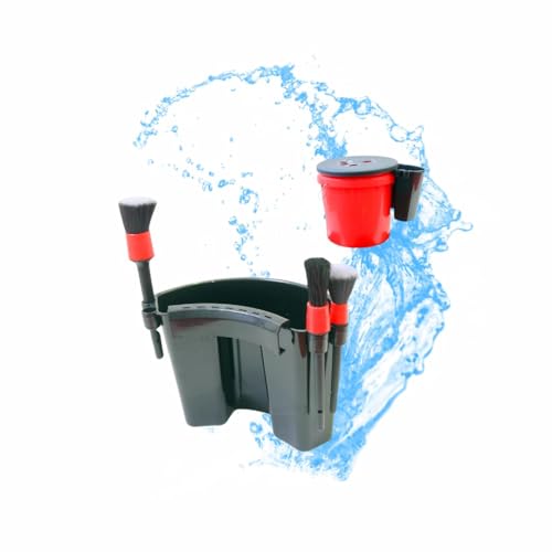 Insert pour seau de lavage de voiture - Filtre de lavage automatique - Élimine la saleté et les débris - Brosse de suspension - Seau multifonction - Avec filtre à grain