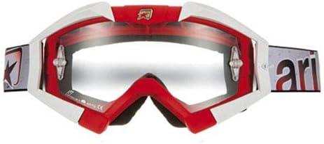 Ariete Riding Crows Basic Collection Goggles OSFM Red/White