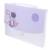 DIYEAH Organisateur Fichiers Grand Format Classeur Souple Format Chemise Accordéon Portab...