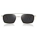 FEISEDY Fashion Square Aviator Sunglasses Women Men Trendy Retro Metal Frame Sun Glasses Candy Color Lens B1036