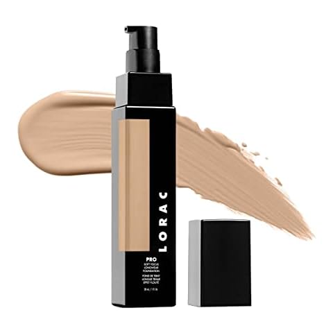 LORAC PRO Soft Focus Longwear Foundation, Shade 2 | Full Coverage | Lightweight | Water-Resistant | Oil-Free Cover