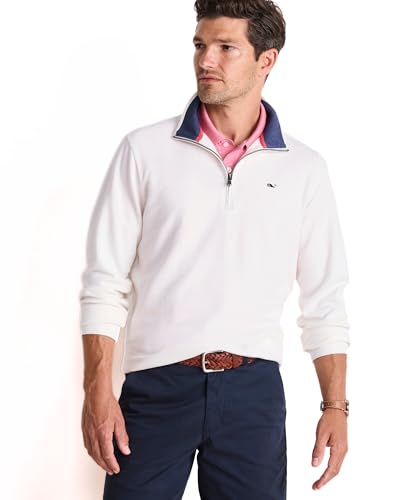 vineyard vines Saltwater Quarter-Zip, Americana Marsh, XXL at
