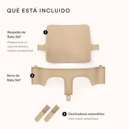 Miniatura 4 de Tripp Trapp Baby Set 2 De Stokke, Natural - Edad 6-36 Meses - Convierta La Silla Tripp Trapp En Una Cómoda Trona