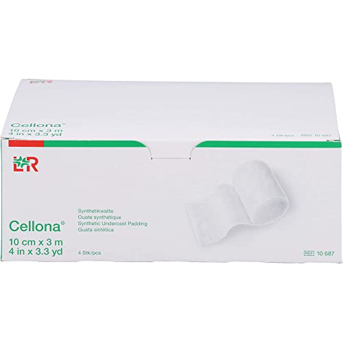 Cellona Synthetische Polsterung Stück 10 cm x 3 m, (Pack of 4)