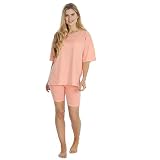 🤍 Material - Parte superior: 100% algodón, Shorts: 95% algodón 5% spandex. Estos conjuntos son suaves al tacto, transpirables y muy fáciles de cuidar, a la vez que ofrecen un confort óptimo noche tras noche.