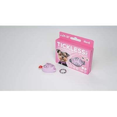 Tickless Classic Pet Ultrasonic, Natural, Chemical-Free tick and flea Repeller - Pink