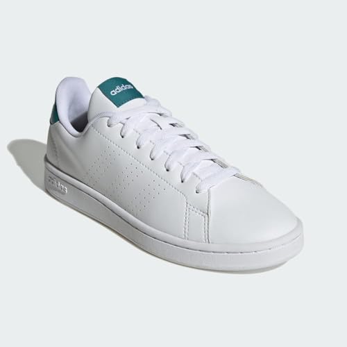 Image of adidas Womens Advantage Lace Up Sneakers Shoes Casual - White