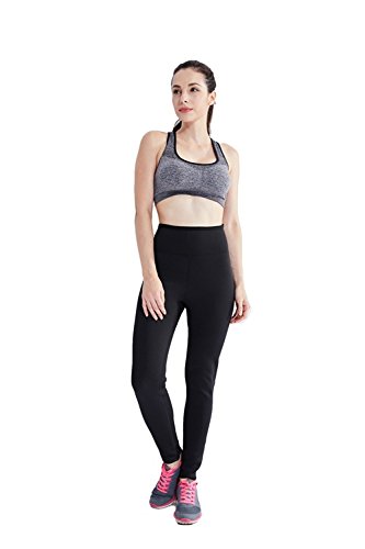 Vinmin Womens Long Breathable Thermal Neoprene Sweat Sauna Slimming Pants Bodysuit for Weight Loss