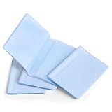 CASMONAL 4 Pack Clear credit card holder, Premium credit card protector & wallet card holder with 20 Page 20 Slots, Perfect for Medicare Social Security ID, Fits Men & Women Bifold Wallets