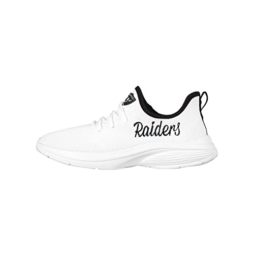 Image of FOCO NFL Womens NFL Team Logo White Athletic Shoes Sneakers