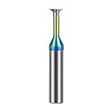 1 pz HRC60 4-Flauto A Coda di Rondine Fresa 30/45/60 ° Carburo di Acciaio Al Tungsteno for Alluminio CNC Lavorazione Meccanica fresa
