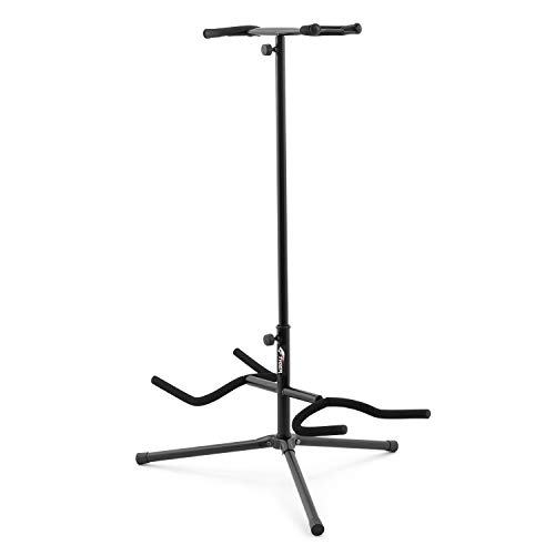 Tiger GST100-BK Support pour Guitare – Double – Noir - Les Beatles, Paul McCartney, John Lennon, RIngo Starr, George Harrison Tiger GST100-BK Support pour Guitare - Double - Noir