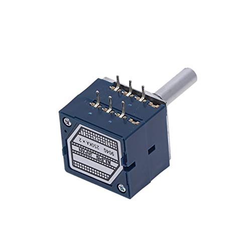 Potentiomètre double 250K RK27 encodeur rotatif alpes bouton fente commutateur 6 pins