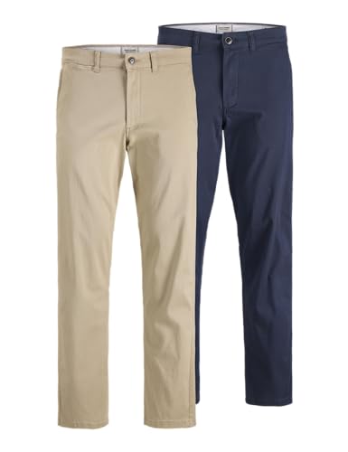 JACK & JONES Male Chino Hose 2er-Pack Relaxed Fit Chino Hose