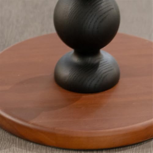 Table d'appoint gain de place en bois massif pour petits salons encombrés - 7