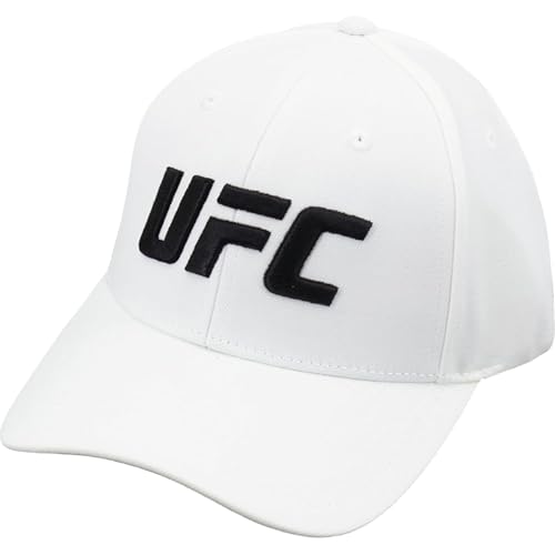 Image of Concept One Unisex Adult UFC Baseball Hat, 6 Panel Adult Flex Fit Active Sport Cap with Curved Brim
