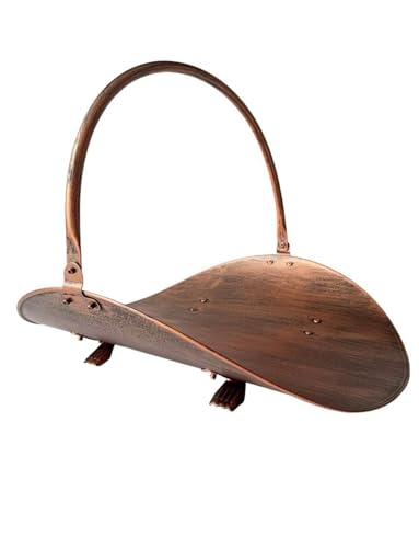Estante de almacenamiento de madera para chimenea, soporte de troncos resistente para organización de leña en interiores y exteriores