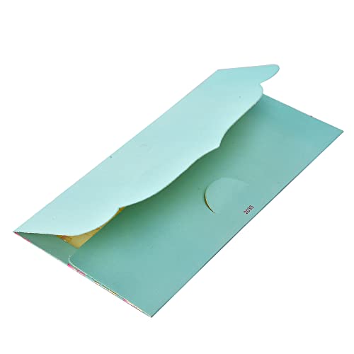 Image of Fonsie cash shagun fancy design envelopes pack of 50 for gifting money on wedding gift, baby shower, shagun, family gatherings(Blue).