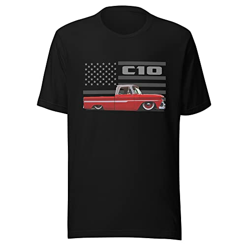 1964 Chevy C10 Red Antique Pickup Truck Club Show Collector T-Shirt