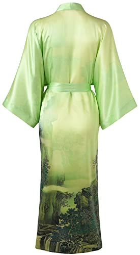 Ledamon-Womens-100-Silk-Kimono-Long-Robe-Classic-Colors-and-Prints
