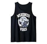maglietta wild wolf wilderness vibes - nature adventure canotta