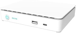 Portable Mini UPS Power Supply For Uninterrupted Backup Power Supply Battery Backup 10400mAh 15600mAh DC5v-24v Mini UPS Backup Power Supply Mini UPS For Home Appliances Backup Power Supply For Routers