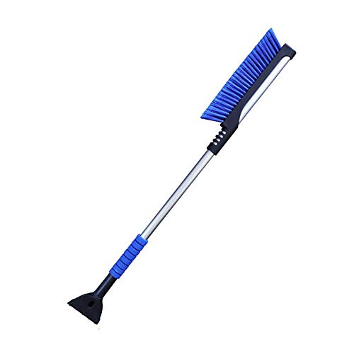 PETUNIA Raschietto del Ghiaccio ST-3901 Palo esteso Pala da Neve Multifunzionale Invernale Estensibile Pulizia e scongelamento della Neve Utensili per Veicoli Blu