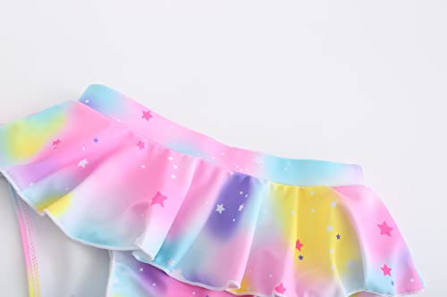 Image of Akokvlar Two Pieces Swimsuit Mermaid Bikinis Tankini Bathing Suit for Little Girls