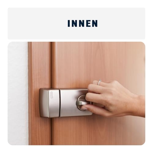 ABUS Tür-Zusatzschloss 2110 mit Drehknauf, weiß, 56032